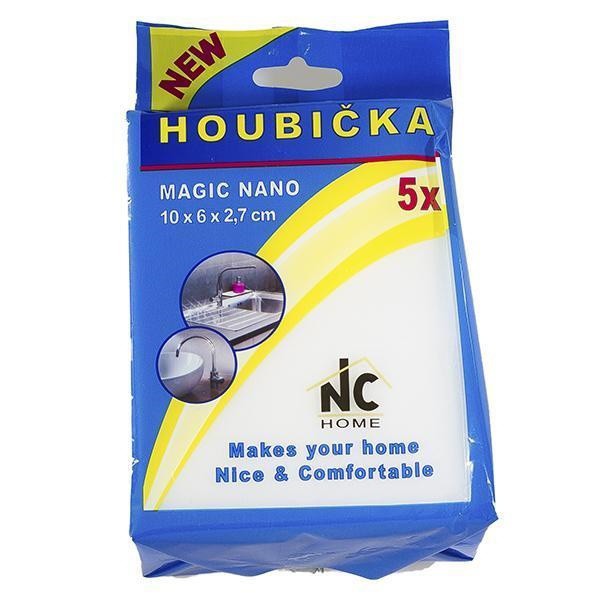 Nano houbička 5ks /025 | Úklidové a ochranné pomůcky - Drátěnky, houby a houbičky